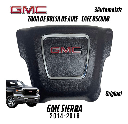 Tapa De Volante Gmc Sierra 2014-2018 (original) Nueva