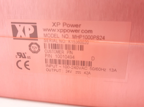 Xp Power Mhp1000ps24 Enclosed Ac/dc Switching Power Supp Sst