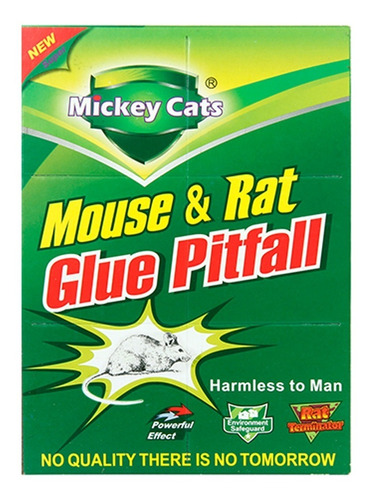 6 Trampas Para Ratas Y Ratones Adhesiva Inodoro Sin Veneno