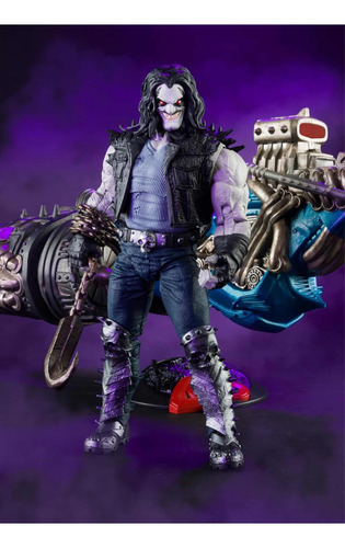 Pacote Lobo & Spacehog Figura Dc Jl Of America Mcfarlane Toys