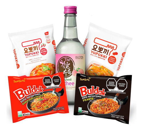 Paquete Yopokki Y Ramen Buldak