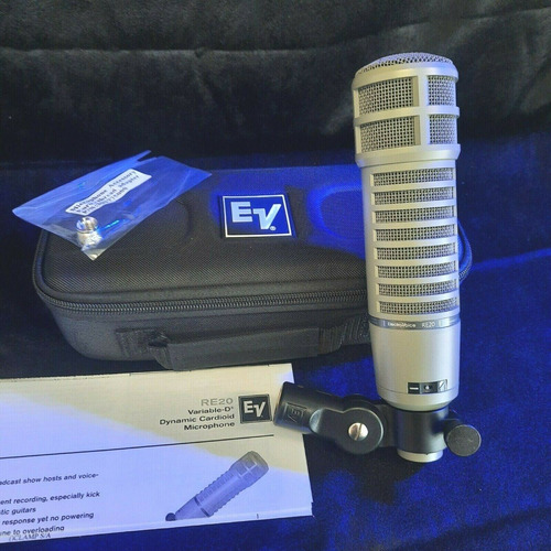 Imagen 2 de 2 de Electro-voice Re20-black Dynamic Broadcast Microphone