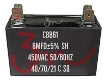 Comprar Capacitor De Marcha 6uf (mfd) Para Refrigeración Y Otros