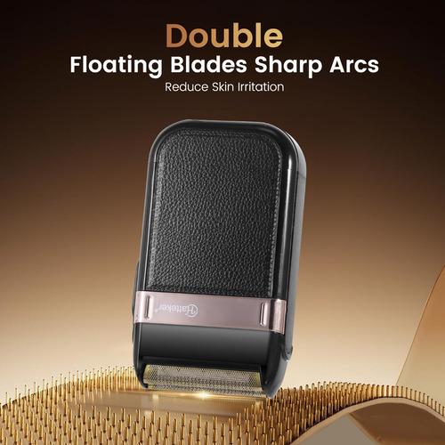 Barbeador Elétrico Aparador Barba Cabelo Bigode Máquina Impermeável Total Rasoir Portátil Mini