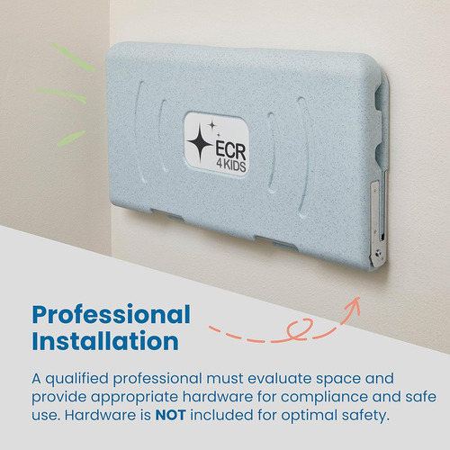 Horizontal Wall-mounted Baby Changing Station, Wall-mounted,