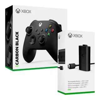 Mando Xbox Series X Wieless Negro + Bateria Recable