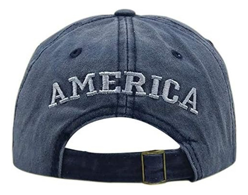 Lokidve Hombres Mujeres Ee. Uu. Bandera Americana Gorra De B