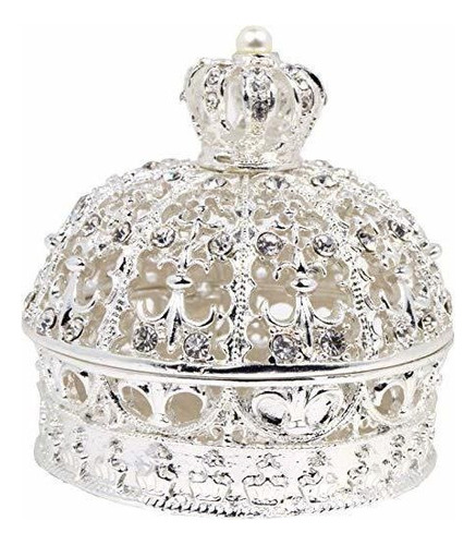 Caja De Joyeria De La Corona Real De La Perla Del Diamante