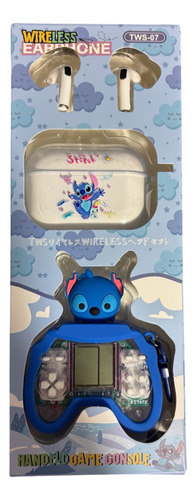 Auricular Y Consola De Juegos Retro Mario G , Stich , Venom Azul