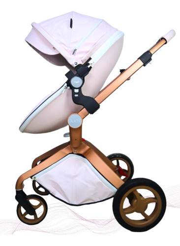 Carriola Para Bebe Galactus  3 En 1 Lujo Baby Stroller 