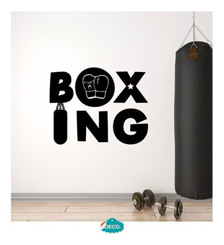 Vinilo Decorativo Deporte Boxeo  Boxing 70x100cm