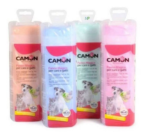 Paño Magico Super Absorbente Camon Para Perros Y Gatos. Np