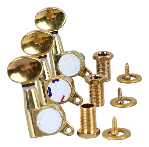 Tecla De Afinación De Guitarra Completamente Cerrada, 6 Piez