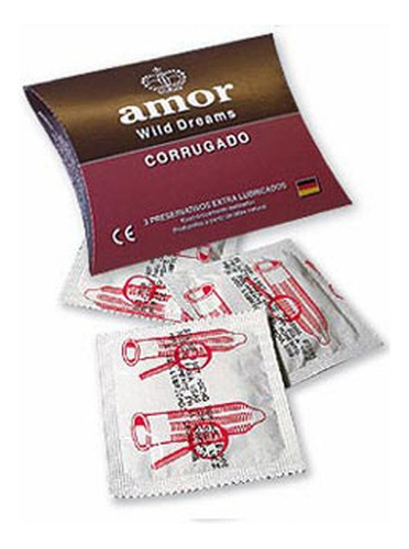 Preservativos Amor® Corrugado X 3 Unidades