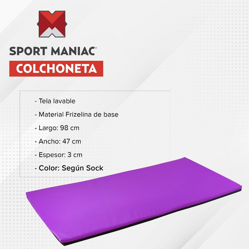 Imagen 2 de 6 de Colchoneta + Tobilleras 1 Kg + Mancuernas 1 Kg. Kit Fitness