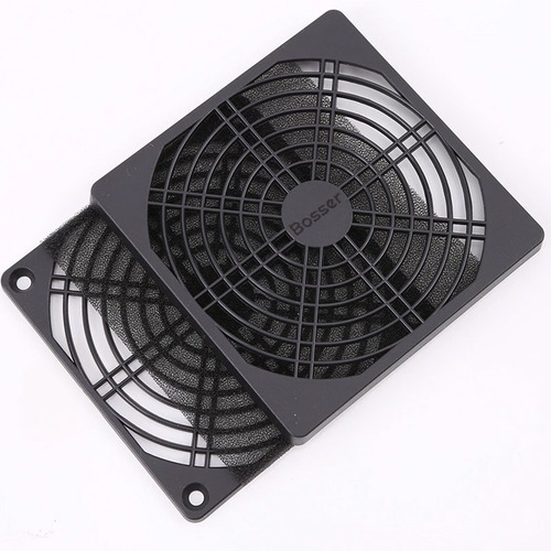 Imagen 1 de 10 de Reja Plastica C/ Filtro Bosser Para Cooler 4 PuLG 120x120mm