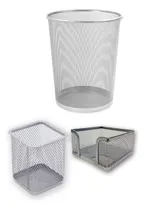 Comprar Set Organizador De Escritorio Cesto +porta Lapiz+ Porta Taco