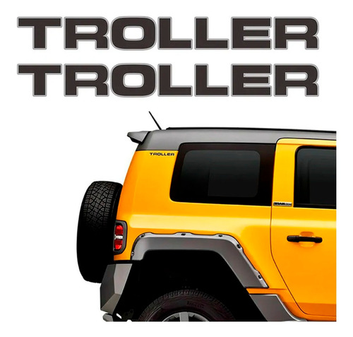 Adesivos Troller T4 2015 2020 Emblema Lateral