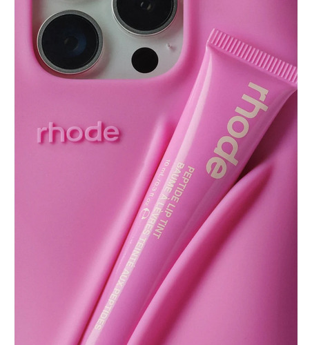 Funda Rhode Original Incluye Lip Gloss En Conjunto Shortcake Iphone 12/13 Pro Max