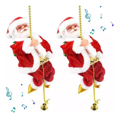2 Piezas De Cadena De Escalada Eléctrica Para Santa Claus