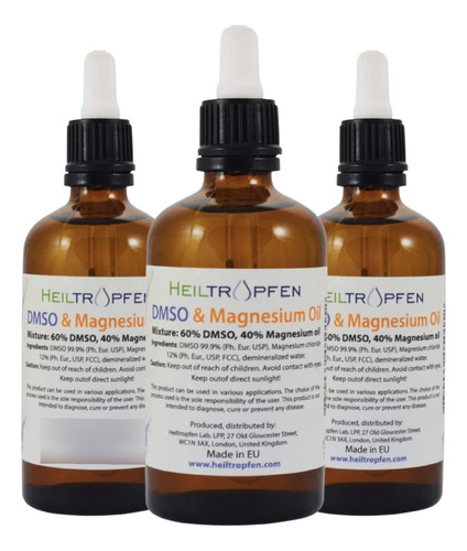 Dmso + Magnesium Oil 300ml - mL a $165