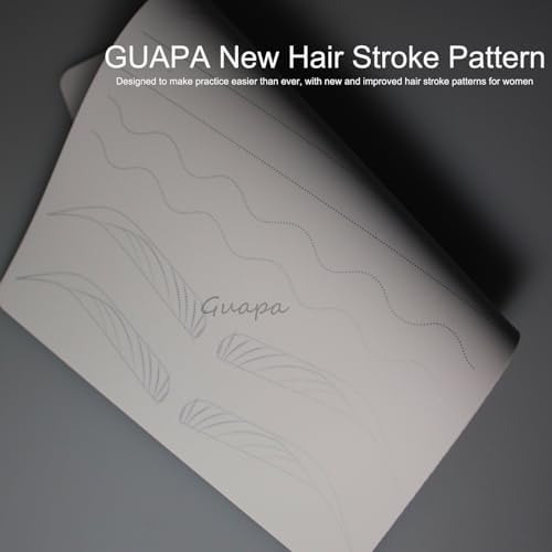 Guapa 2 Piezas De Silicona Permanente Maquillaje Práctica Pi