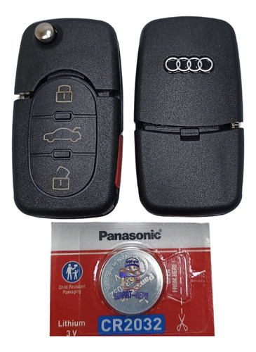 Carcasa Llave Audi Tt A2 A3 A4 A6 A8 1999 2001 2003 2006 Pil