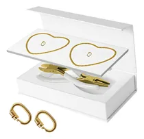 Comprar Kit De Pulseras Permanentes Parejas Pulseras De 1 Par De Oro