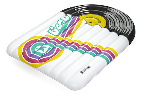 Inflable Salvavidas Montable Bestway Diseño Vinilo Dj 196 Cm Color Blanco