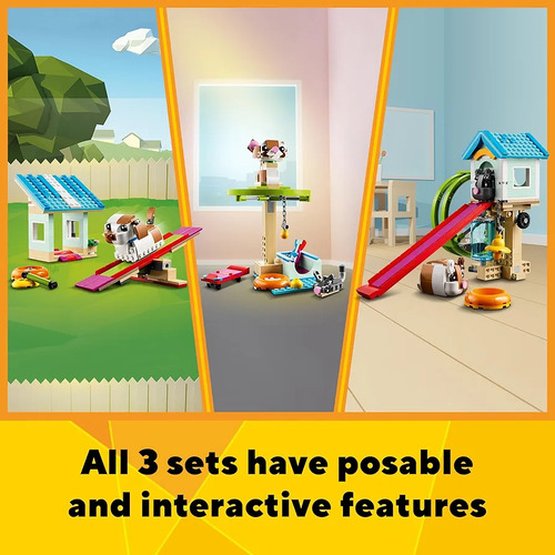 Lego Creator 3en1 Rueda De Hamster 416 Hamster