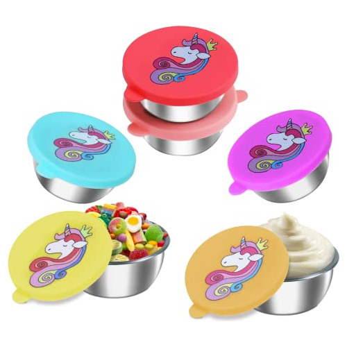 6pcs Condiment Envases De Salsa Para Niños, P1nf5