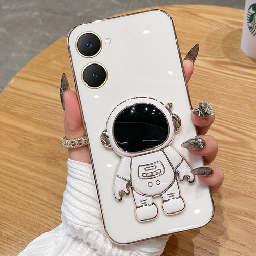 Funda Para Vivo Y03 4g Galvanoplastia Silicona Astronautas