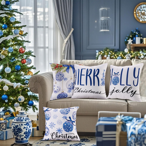 Zhowhoho 4 Pcs Chinoiserie Decoración Navideña De Navidad Cu