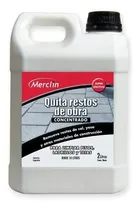 Comprar Potente Limpiador Quita Restos De Obras Gel 2 Litros Merclin