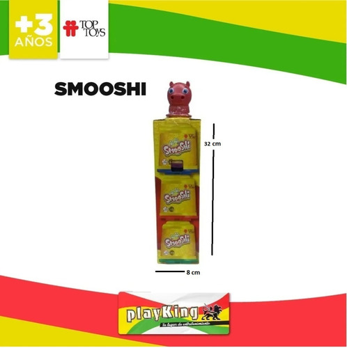 Imagen 5 de 8 de Smooshi Masa X 3 Potes Molde Animalitos Top Toys - Playking