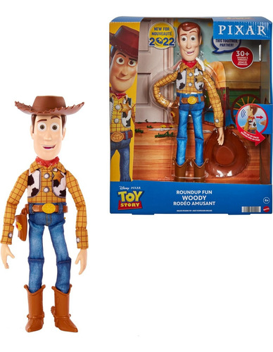 Mattel Disney Pixar Toy Story Woody 30.5 Ctms Con 30 Frases