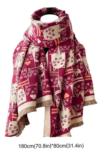 Bufanda Cálida Para Mujer Bufanda De Invierno Para Mujer Buf