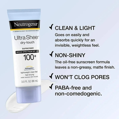 Protetor Solar Neutrogena Ultra Sheer Dry Touch 100+