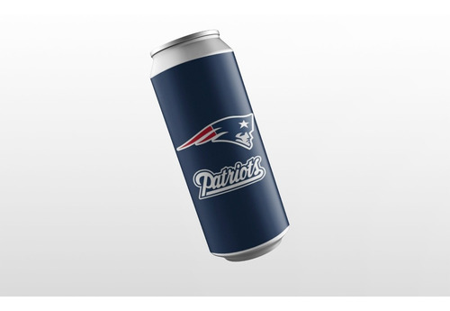 [ Termo Lata 500ml.] New England Patriots Logo Nfl. 