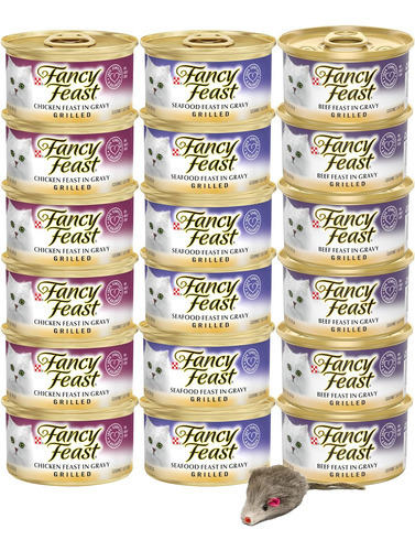 Fancy Feast Gravy Grilled Food Los Paquetes Variados Incluye