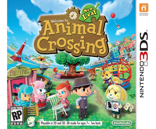 Animal Crossing New Leaf 3ds Mídia Física Lacrado