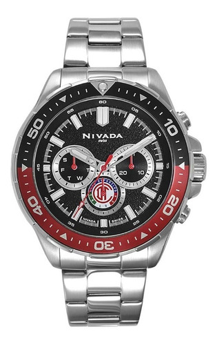 Reloj Nivada Caballero, Deportivo Toluca, Extensible Acero