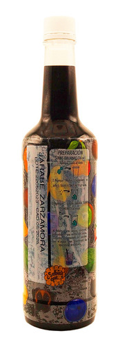 Jarabe Momentos Sabor Zarzamora 750 Ml Soda Italiana