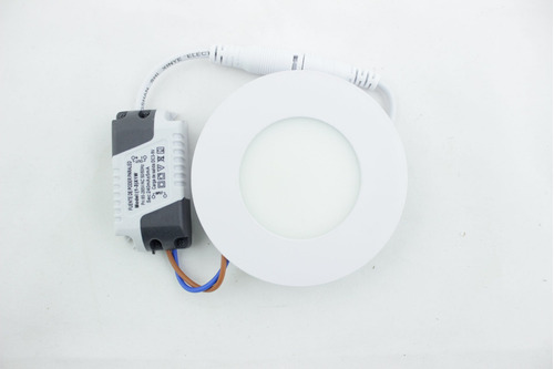 Panel Led Redondo Incrustar 3w 6400k