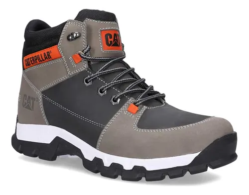 Botas Para Hombre Cat Gris Anaranjado P725716m4m Env o gratis