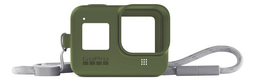 Imagen 2 de 5 de Carcasa Funda Silicona Gopro Para Hero 8 Ajsst + Correa