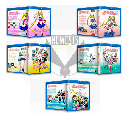 Sailor Moon Serie - Serie Completa - 5 Temporadas - Bluray