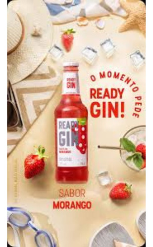 Bebida Gin Morando Pack Com 6 Garrafas 275ml Ready Gin