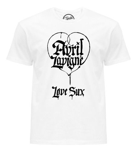 Imagen 1 de 3 de Playera T-shirt Avril Lavigne Love Sux