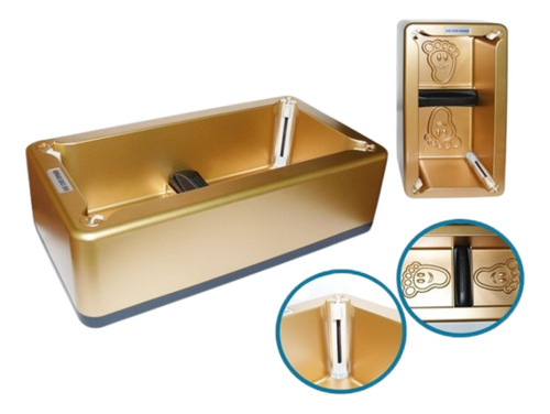 Elegante Dispensador Dorado Para Zapatos Promoción